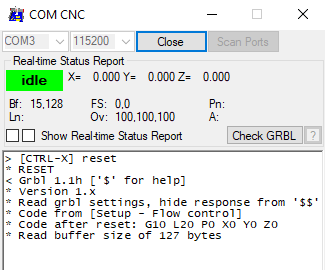 GRBL-Plotter connection